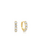 Ania Haie Luna Gaze oorbellen - Goldplated Quintet Huggie Verguld E075-05G