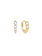 Ania Haie Luna Gaze oorbellen - Goldplated Graduated Bezel CZ Verguld E075-03G