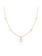 Ania Haie Luna Gaze ketting met hanger - Goldplated Station met Shell Pearl Verguld N075-09G