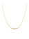 Ania Haie Luna Gaze ketting met hanger - Goldplated Graduated Bezel CZ Verguld N075-08G
