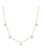Ania Haie Starlit Drops ketting met hanger - Goldplated Molten Bezel Droplet Station Verguld N074-07G