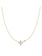 Ania Haie Starlit Drops ketting met hanger - Goldplated Sparkling Lucky Clover Verguld N074-04G