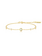Ania Haie Ripple Joy armband - Goldplated Mint Green Station Verguld B073-06G