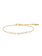 Ania Haie Luna Gaze armband - Goldplated Quintet Marquise Verguld B075-03G