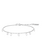 Ania Haie Starlit Drops armband - Silver Droplet Station Zilver B074-05H