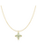 Ania Haie Ripple Joy ketting met hanger - Goldplated Mint green Clover Verguld N073-03G