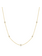 Ania Haie Starlit Drops ketting - Goldplated Classic Station Verguld N074-02G