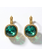 Camps & Camps Goudkleurige oorbellen - Emerald Groen 1D027 EM