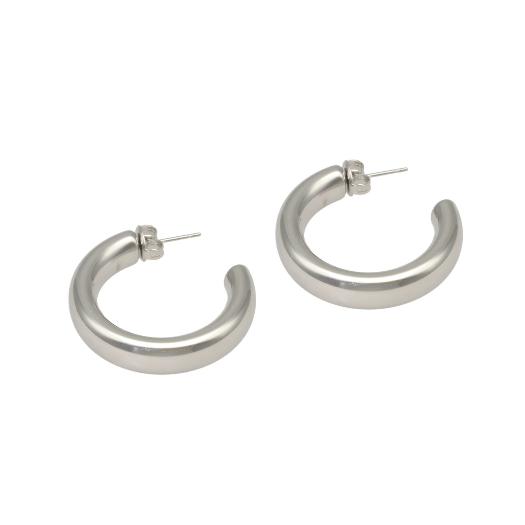 Camps & Camps Stalen oorbellen - Zilverkleurig 2S168 A