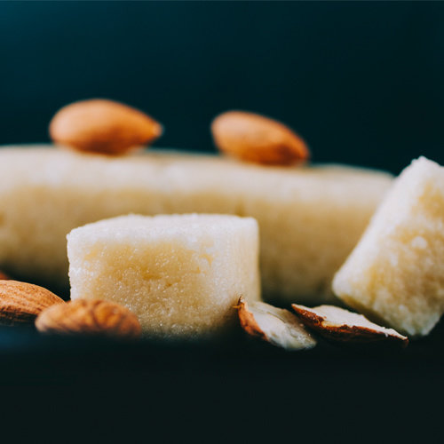 Marsepein bûche natuur 100 gr