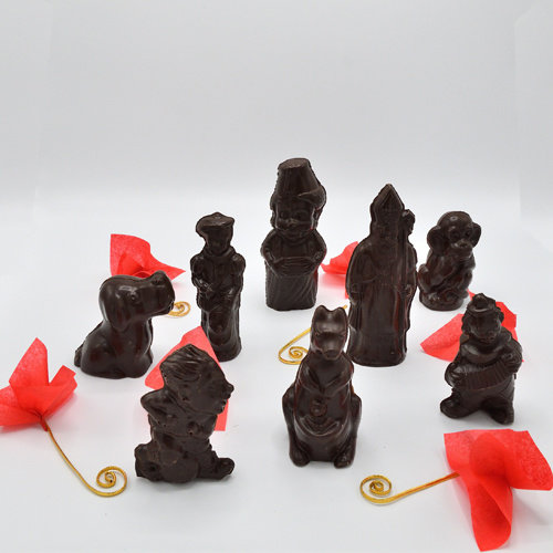 Holfiguren mix pure chocolade Holfiguren mix pure chocolade