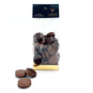 'Galetjes' melk- en pure chocolade 250 gr