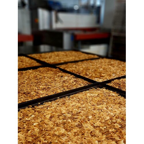 Ambachtelijke truffels van geroosterde amandels