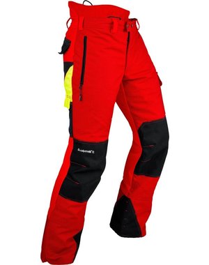 PFANNER® Gladiator II Schnittschutzhose rot
