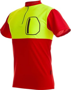 PFANNER® Zipp-Neck Shirt Neon kurzarm
