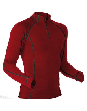 PFANNER® Merino-Modal Shirt langarm burgundy XXL