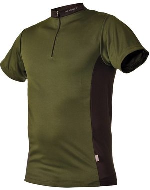 PFANNER® Zipp-Neck Shirt Waldgrün