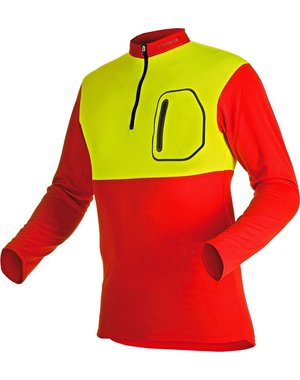 PFANNER® Zipp-Neck Shirt Neon langarm