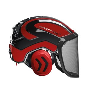 PROTOS® PROTOS® Integral Forsthelm - schwarz/rot