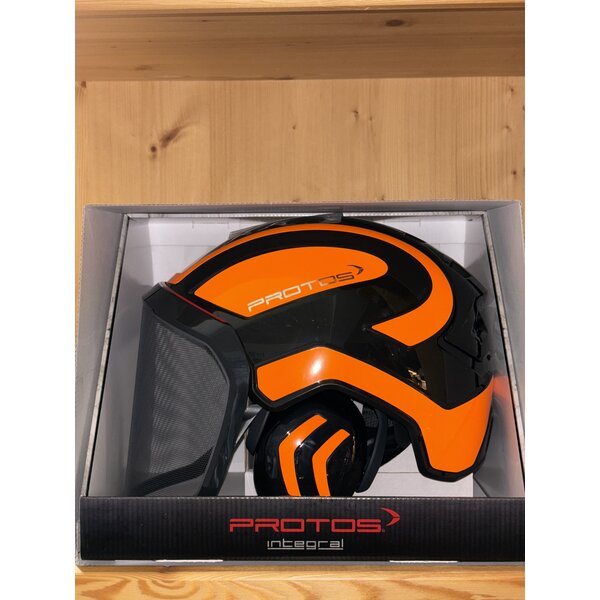 Protos Protos Integral Forsthelm  in schwarz - neonorange