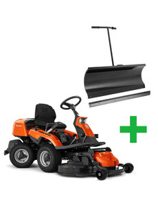 Husqvarna R 216T AWD MIT Mähwerk 103cm + Schiebeschild