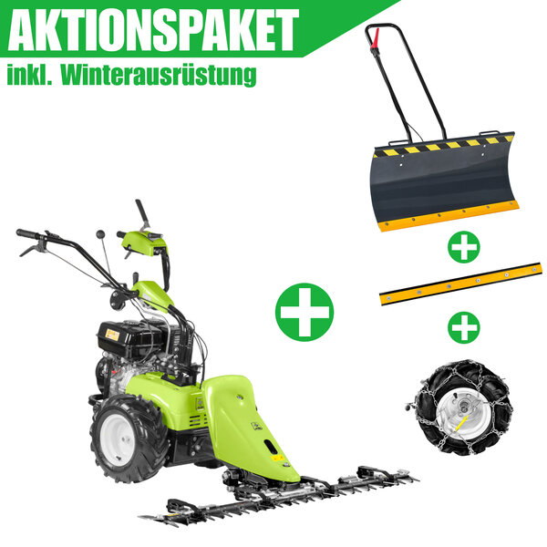 Grillo SPA Grillo GH 9 Geräteträger mit Balkenmäher und Schneeschild