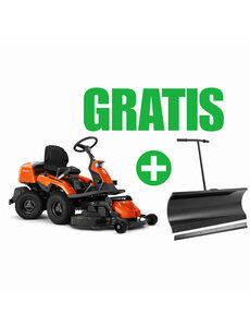Husqvarna Winterpaket: Husqvarna Rider 216TC AWD mit 103cm Mähwerk mit Schneeräumschild