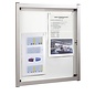 Wandvitrine, informatievitrine 51.2 x 67.9 cm Media strak design