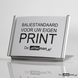 Baliebordje voor eigen print, baliestandaard A5