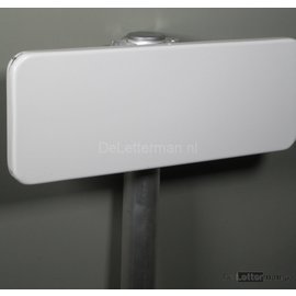 Metaal tekstbord 40x40 cm. NIET OP VOORRAAD
