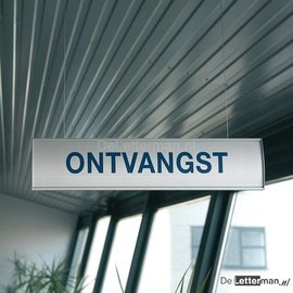 Hangbord luxe iX 40 cm met tekst