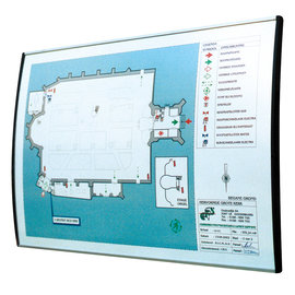 Vluchtplanbord iX A4 duurzaam aluminium