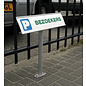 Parkeerbord Bezoekers aluminium profiel