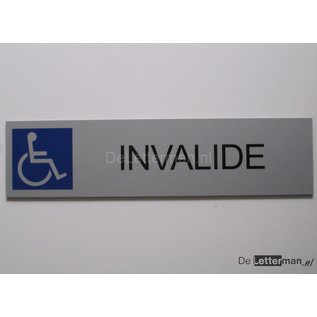 Parkeerbord Invalide wandbord