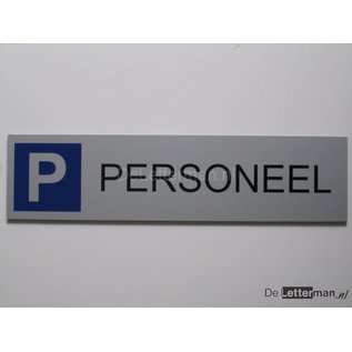 Parkeerbord Personeel wandbord