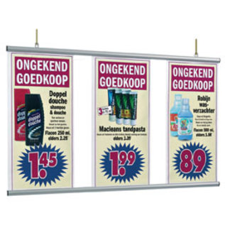 Posterprofiel 42 cm  snel posters ophangen