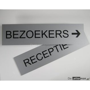 Tekstbord rechthoek eigen tekst