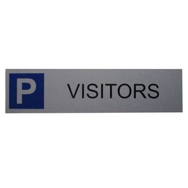 Parkeerbord Visitors wandbord