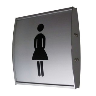 Toiletbordje Dames haaks op de muur Luxe