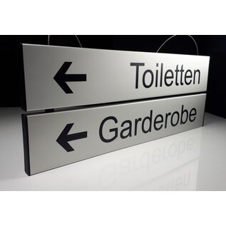 Hangendebordjes Systeem U 2 panelen  9.3 x 50 cm e