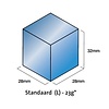 Hoshizaki Air Cooled Ice Cube Maker 25 kg/24hr, 11,5 kg Storage