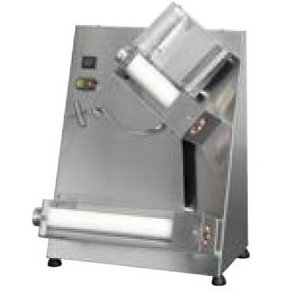 Fast Pizza Two Stage Dough Roller from 260 to 400 mm, 0,37 kW with Ublique Loading with Electric Pedal Fast Pizza Two Stage Dough Roller from 260 to 400 mm, 0,37 kW with Ublique Loading with Electric Pedal
