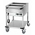 Bartscher Mobile Electric Bain Marie, 2-Chamber with Drain Tap, , 1,4 kW