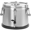 Hendi Insulated Stainless Steel Container 15 L with Tap