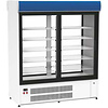 XXLselect Szafa chłodnicza 2-drzwiowa przeszklona 1400 L, +2 °C do +10 °C