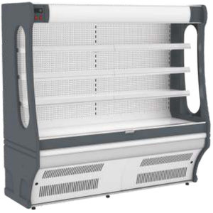 XXLselect Regał chłodniczy z półkami metalowymi, agregat wewnętrzny