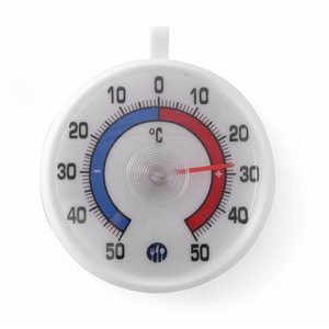 Hendi Fridge Dial Thermometer, -50°C to 50°C, White Hendi Fridge Dial Thermometer, -50°C to 50°C, White