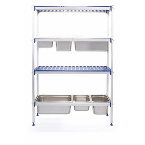 XXLselect Aluminium storage rack for GN containers XXLselect Aluminium storage rack for GN containers
