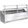 Diamond Refrigerated display counter straight panel 90°, without storage space