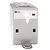 Diamond Refrigerated cream whipper in stainless steel, tank 5 L (150 L/h)
